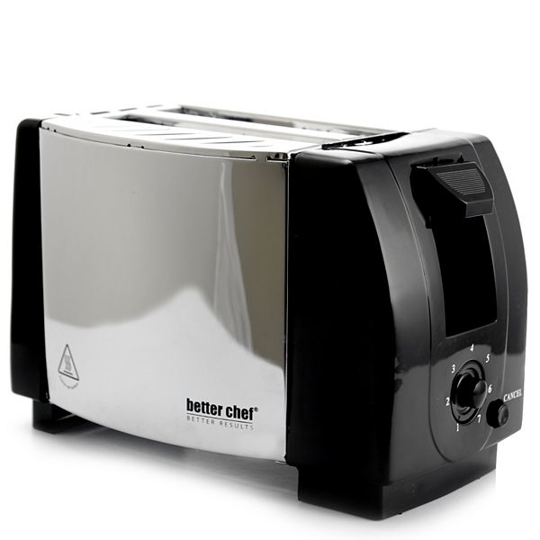 Better Chef Two Slice Toaster-Stainless Steel Better Chef