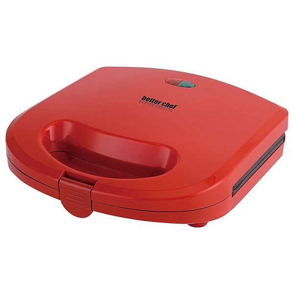 Better Chef Electric Nonstick Waffle Maker in Red Better Chef