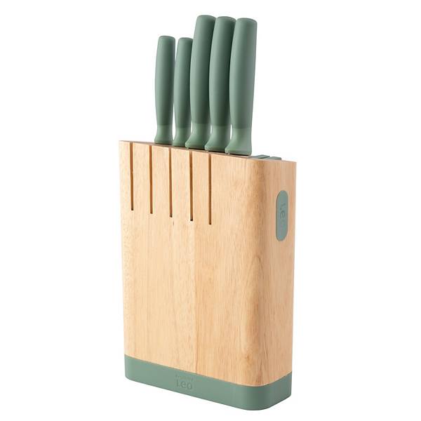 BergHOFF Leo Forest Stainless Steel 6-piece Knife Block Set BergHOFF