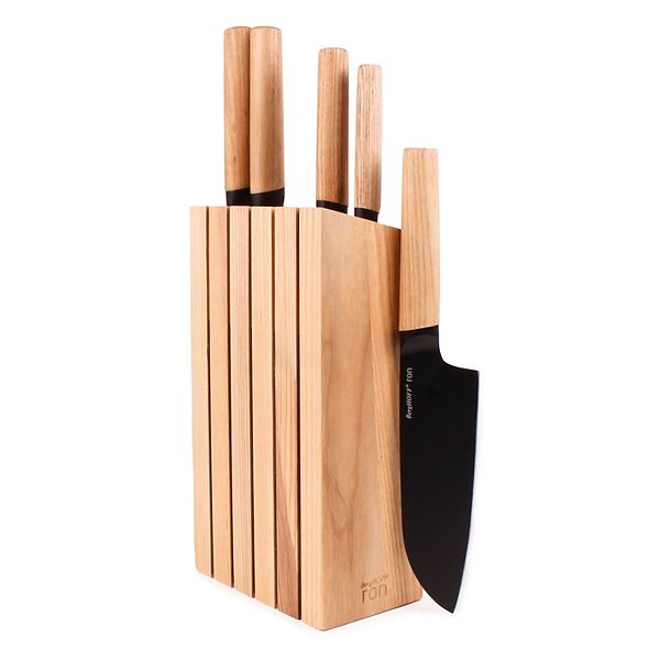 BergHOFF Ron Stainless Steel 6-piece Knife Block Set BergHOFF