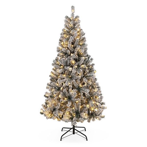 Pre-Lit Artificial Christmas Tree with Warm White Lights GARVEE