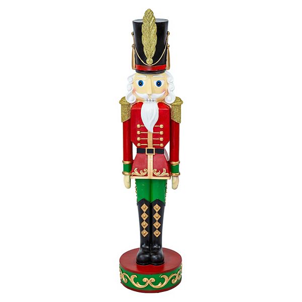 Sunnydaze Kristoff the Christmas Nutcracker Soldier - 1 Statue - 29" Sunnydaze Decor