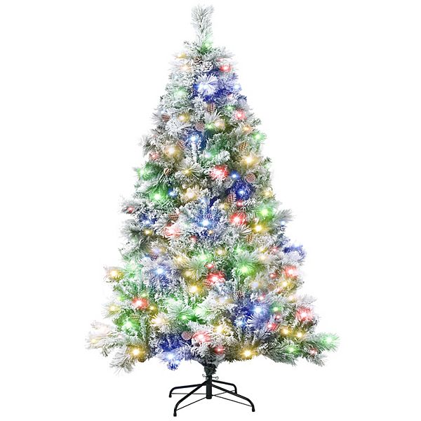 6.5FT Pre-Lit Artificial Christmas Tree, for Home, Office, Party Decoration GARVEE