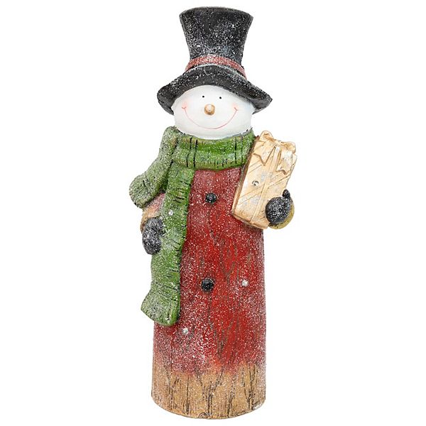 Sunnydaze Classic Frosty Indoor Pre-Lit LED Christmas Statue - 23.5 in Sunnydaze Decor