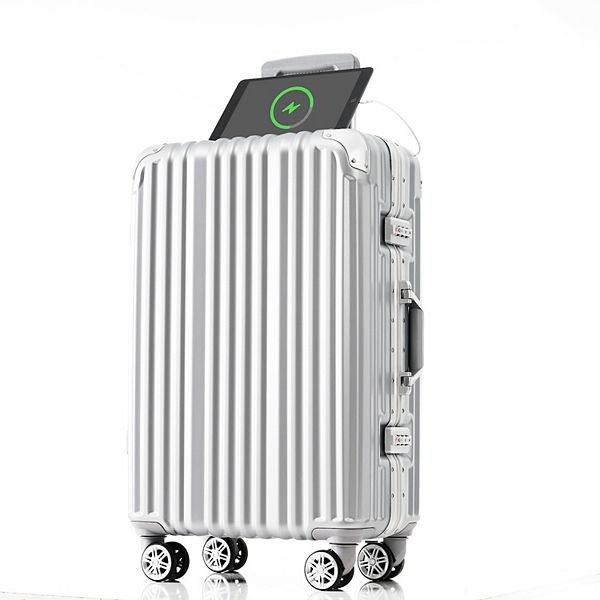 Merax 1pc Aluminum Frame Luggage Merax