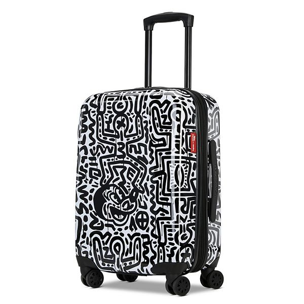 Чемодан для ручной клади 53 см с рисунком Микки Мауса и Кейта Харинга American Tourister