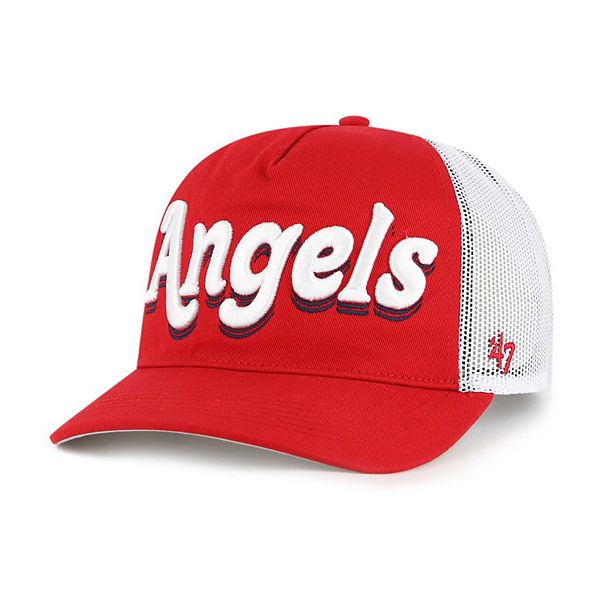 Женская красная кепка Los Angeles Angels Biloxi Hitch с регулируемым размером 47 Brand