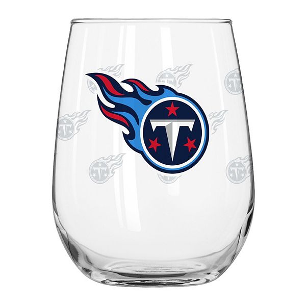 Стеклянный бокал с сатиновой гравировкой логотипа Tennessee Titans, 480 мл Logo Brand