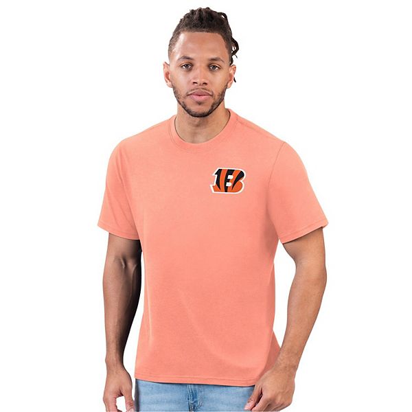 Мужская футболка Margaritaville Orange Cincinnati Bengals Time Flies из хлопка и полиэстера Margaritaville