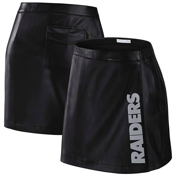 Юбка с запахом с принтом Las Vegas Raiders от WEAR by Erin Andrews x Gracie Hunt WEAR by Erin Andrews