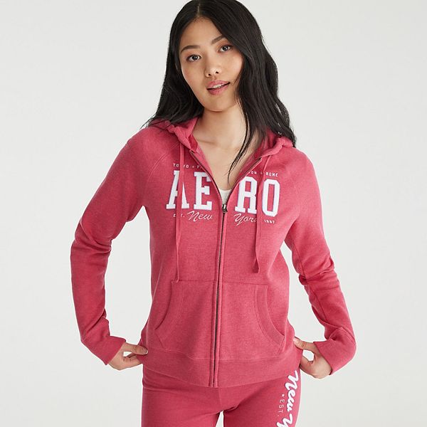 Juniors' Aeropostale Block Zip Front Sweatshirt AEROPOSTALE