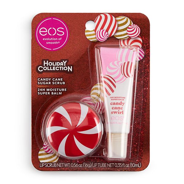 eos Candy Cane Swirl 24H Moisture Super Balm Eos