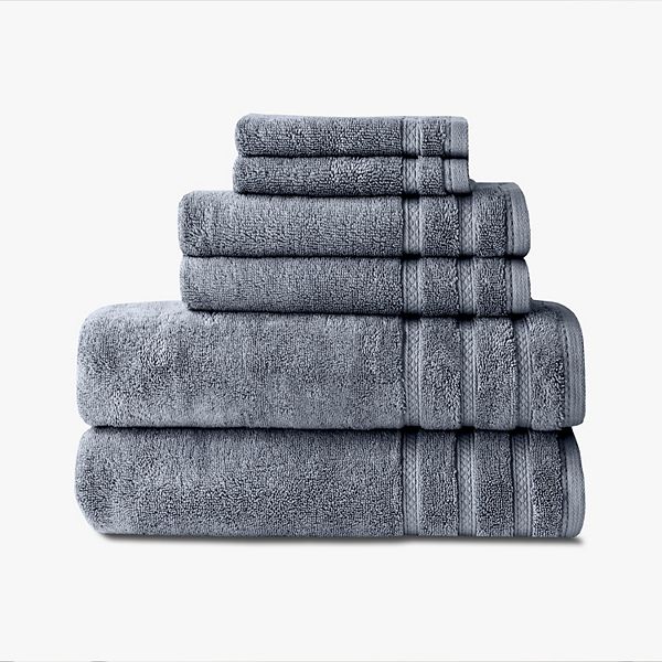 True Comfort 6-pc. Cotton Bath Towel Set True Comfort