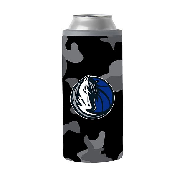 Портативный холодильник Dallas Mavericks 12oz, Черный камуфляж, Нержавеющая сталь, для тонких банок Logo Brand