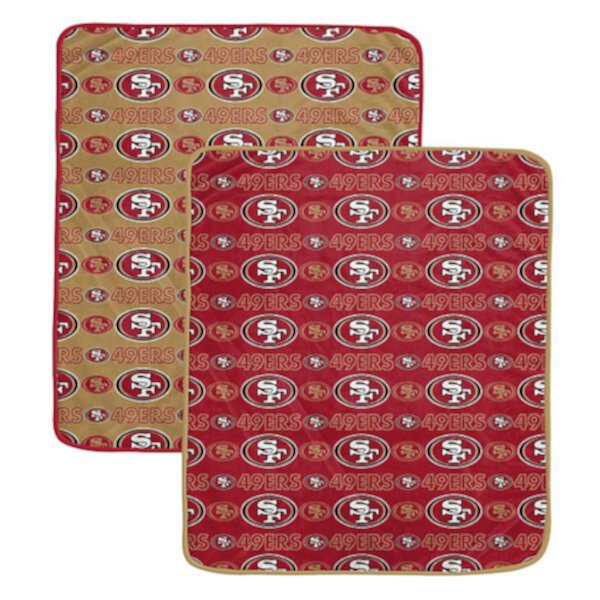 Pegasus San Francisco 49ers 60” x 70” Home & Away Two-Piece Blanket Set Pegasus