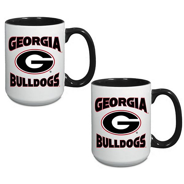 Georgia Bulldogs 15oz. Combo 2-Pack Mug Set Indigo Falls