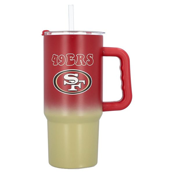 San Francisco 49ers 24oz. Ombre Stainless Steel Tumbler Logo Brand