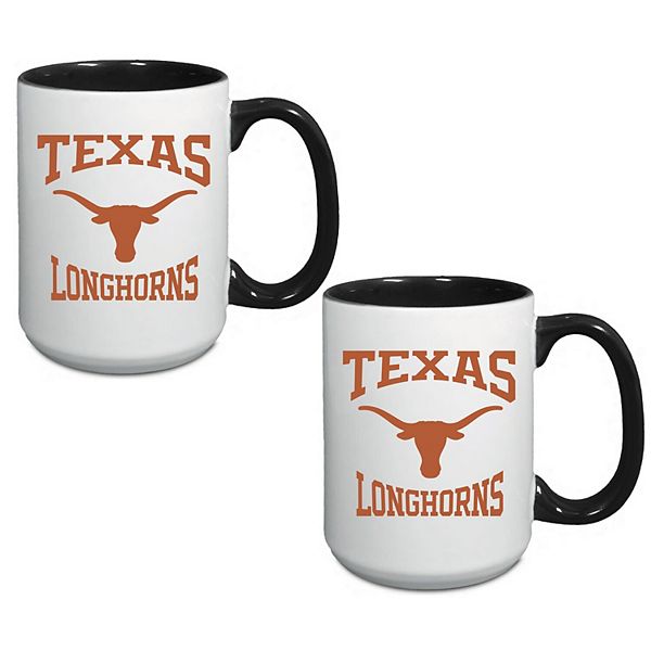 Texas Longhorns 15oz. Combo 2-Pack Mug Set Indigo Falls