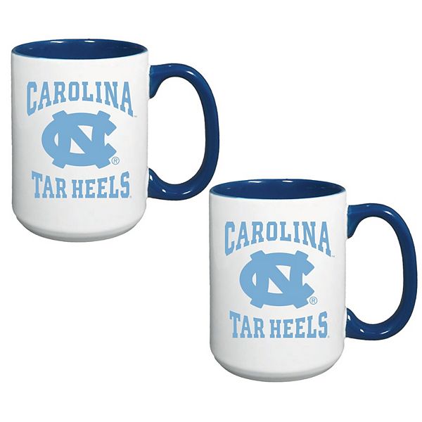 North Carolina Tar Heels 15oz. Combo 2-Pack Mug Set Indigo Falls