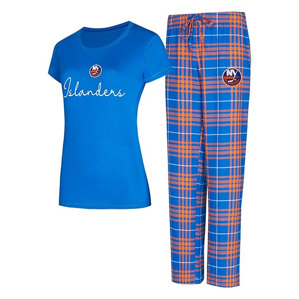 Women's Concepts Sport New York Islanders Vector T-Shirt & Pants Sleep Set Unbranded