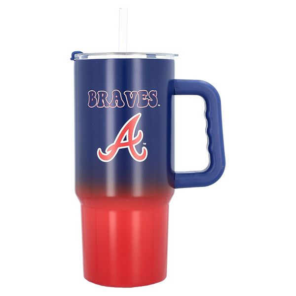 Atlanta Braves 24oz. Ombre Stainless Steel Tumbler Logo Brand