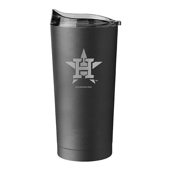 Houston Astros 20oz. Black Powder Coat Tumbler Logo Brand