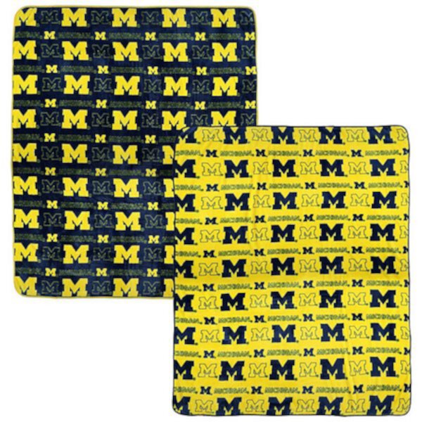 Pegasus Michigan Wolverines 60” x 70” Home & Away Two-Piece Blanket Set Pegasus