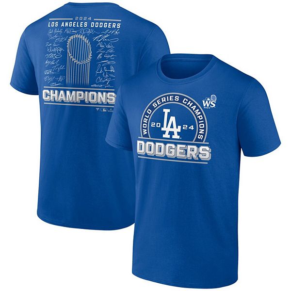 Мужская Футболка Fanatics Royal Los Angeles Dodgers 2024 World Series Champions Big & Tall Fanatics