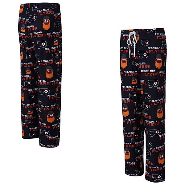 Женские Повседневные брюки Concepts Sport Zest Black Philadelphia Flyers Unbranded