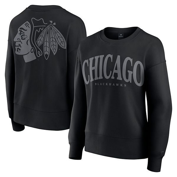 Женская Футболка Fanatics Elements Flow Черная Chicago Blackhawks Fanatics