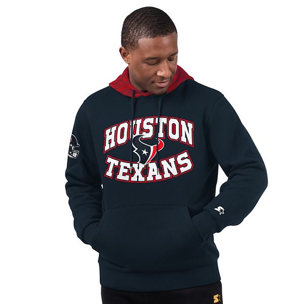 Мужская Футболка Starter Navy Houston Texans Thursday Night Gridiron Pullover Hoodie Starter