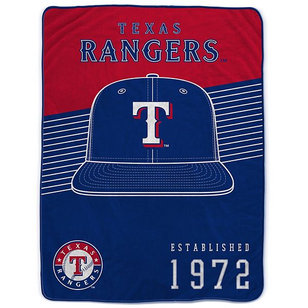 Pegasus Texas Rangers 60” x 80” Hat Stripes Throw Blanket Pegasus