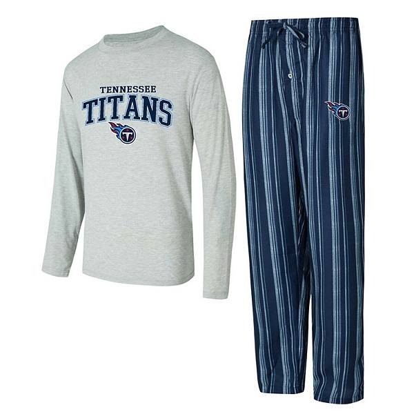 Мужская Пижама Concepts Sport Tennessee Titans Petition Длинный Рукав Unbranded