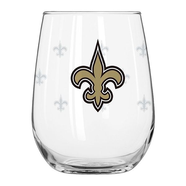 Стеклянный стакан объёмом 480 мл с выгравированным логотипом New Orleans Saints Logo Brand