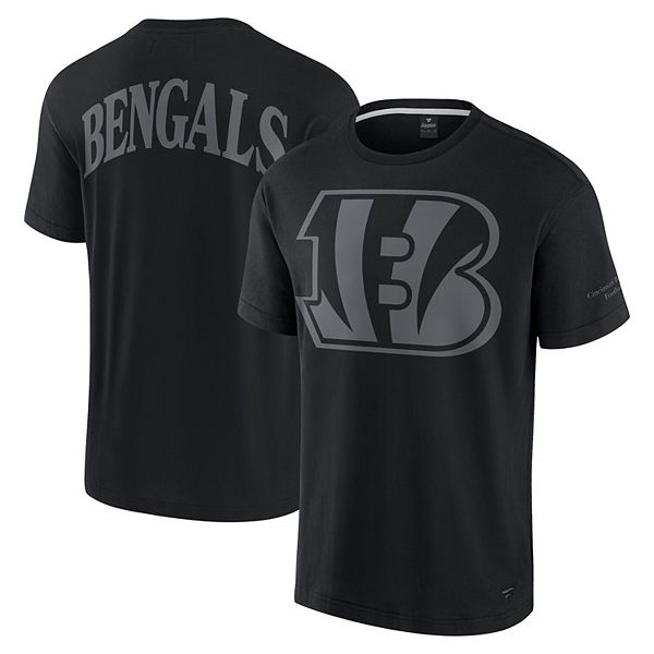 unisex Футболки Fanatics Черная Футболка Cincinnati Bengals Elements Iconic Fanatics