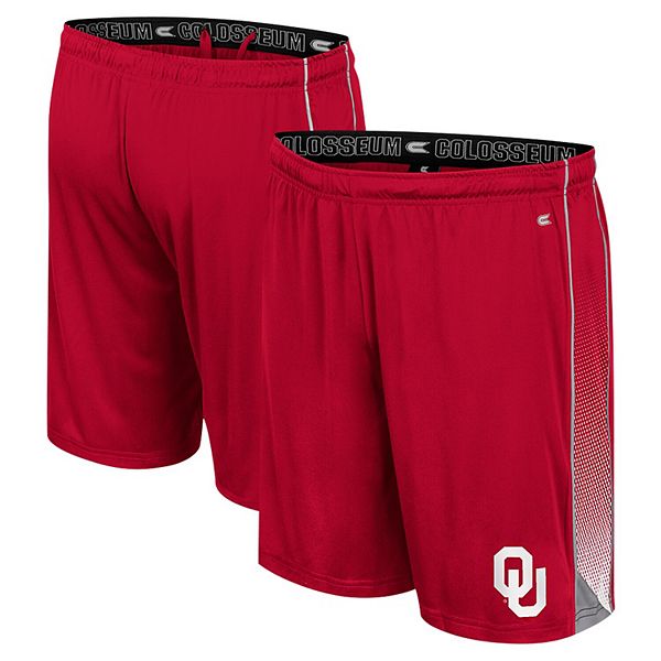 Мужские эластичные шорты с логотипом Crimson Oklahoma Sooners от Colosseum Colosseum