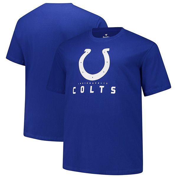 Мужская Футболка Fanatics Royal Indianapolis Colts Big & Tall Coordinate Fanatics