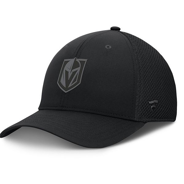 Кепка Fanatics Черная Vegas Golden Knights Authentic Pro Road Logo Flex Fanatics