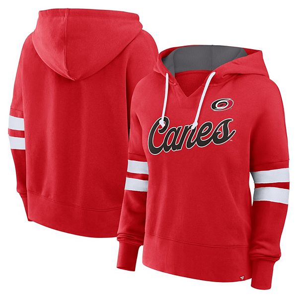 Женская Футболка Fanatics Красный Carolina Hurricanes Seize Fleece Hoodie Fanatics