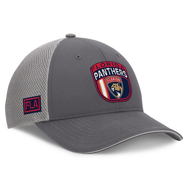 Кепка Fanatics Серый Florida Panthers Authentic Pro Home Ice Trucker С Приспособляемым Ремешком Fanatics