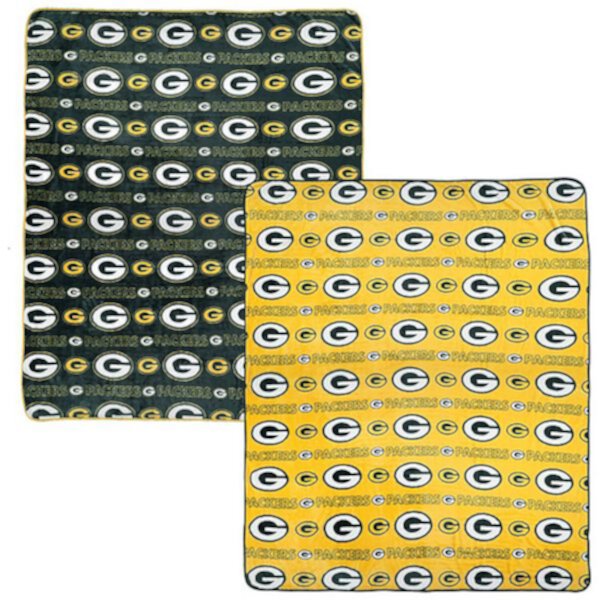 Pegasus Green Bay Packers 60” x 70” Home & Away Two-Piece Blanket Set Pegasus