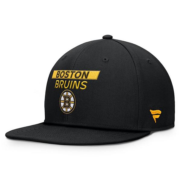 Кепка Fanatics Черная Boston Bruins Authentic Pro Prime Snapback Fanatics