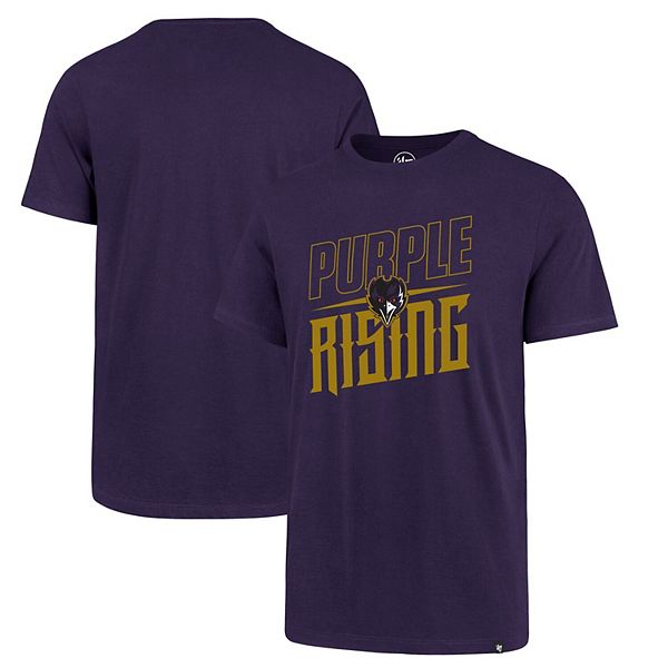 Мужская футболка '47 Baltimore Ravens Purple Rising Super Rival из 100% хлопка 47 Brand