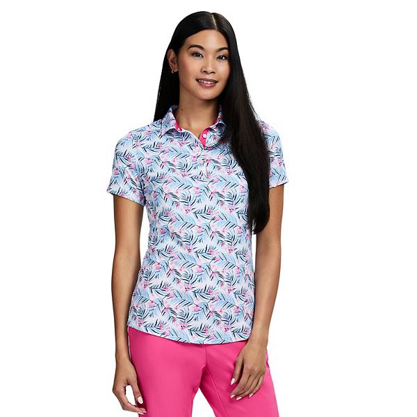 Женская Футболка IZOD Ally Printed Polo IZOD