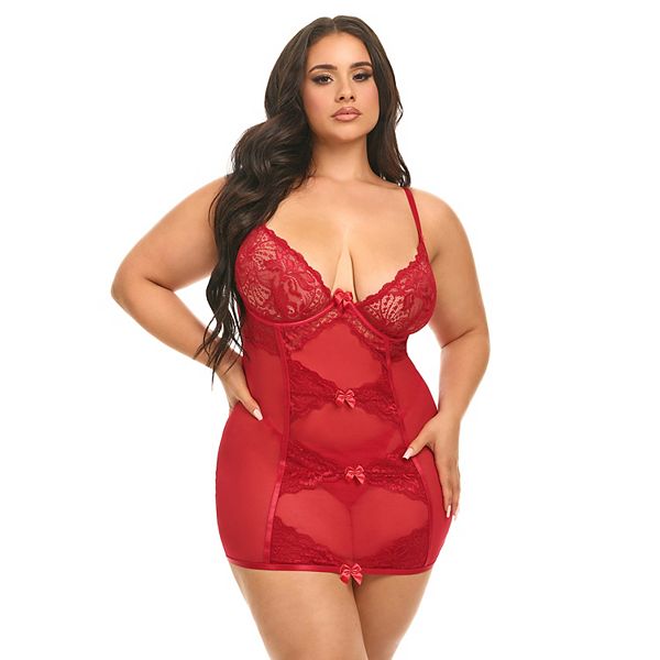 Женское Сексуальное белье Oh La La Cheri Milana Babydoll и Панталоны 70-12026X Oh la la Cheri