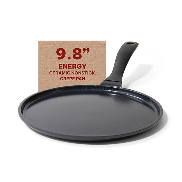 Alva Energy Ceramic Nonstick Crepe Pan Griddle Skillet Induction Non Toxic Cookware 9.8" ALVA