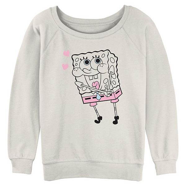 Juniors' Nickelodeon SpongeBob SquarePants In Love Graphic Pullover Nickelodeon