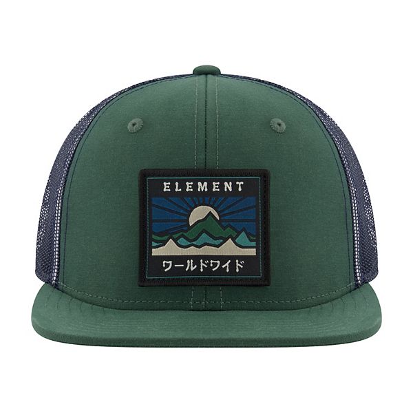 Кепка и бейсболка Element Men's Element Flat Brim 6-Panel Mesh Back Cap Element