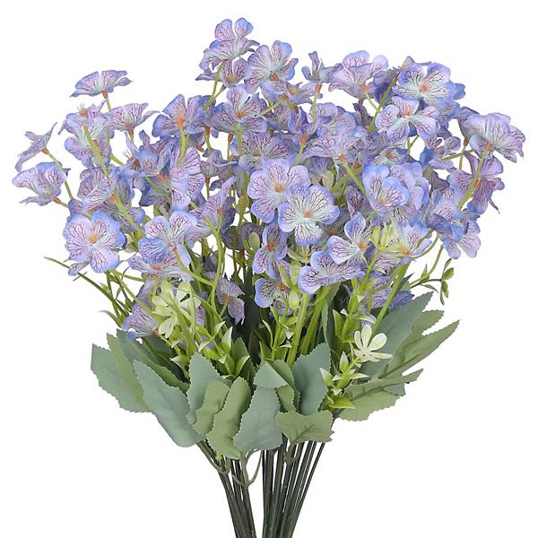 6 Pcs Artificial Orchids Flowers Fake Orchid Plants Bouquets for Decoration 16.1" REGALWOVEN