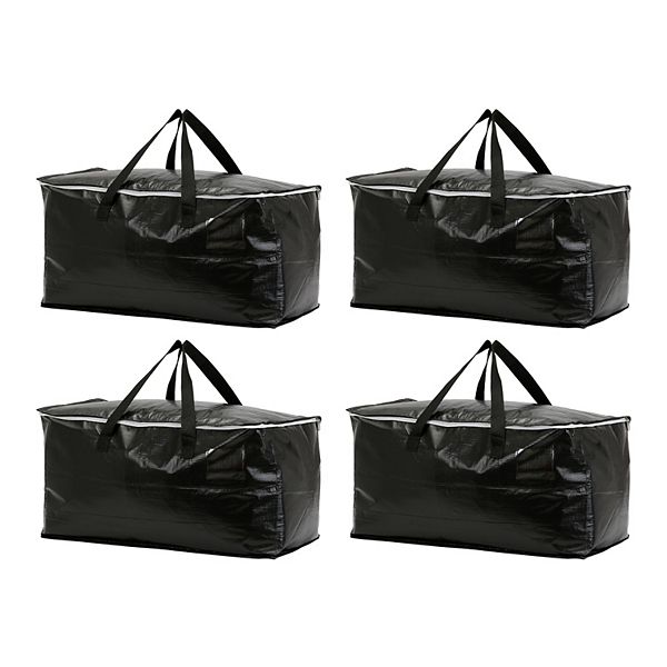 4 Packs Clothes Storage, Moving Bags for Organizing Clothing,  Closet Organizers with Handles REGALWOVEN